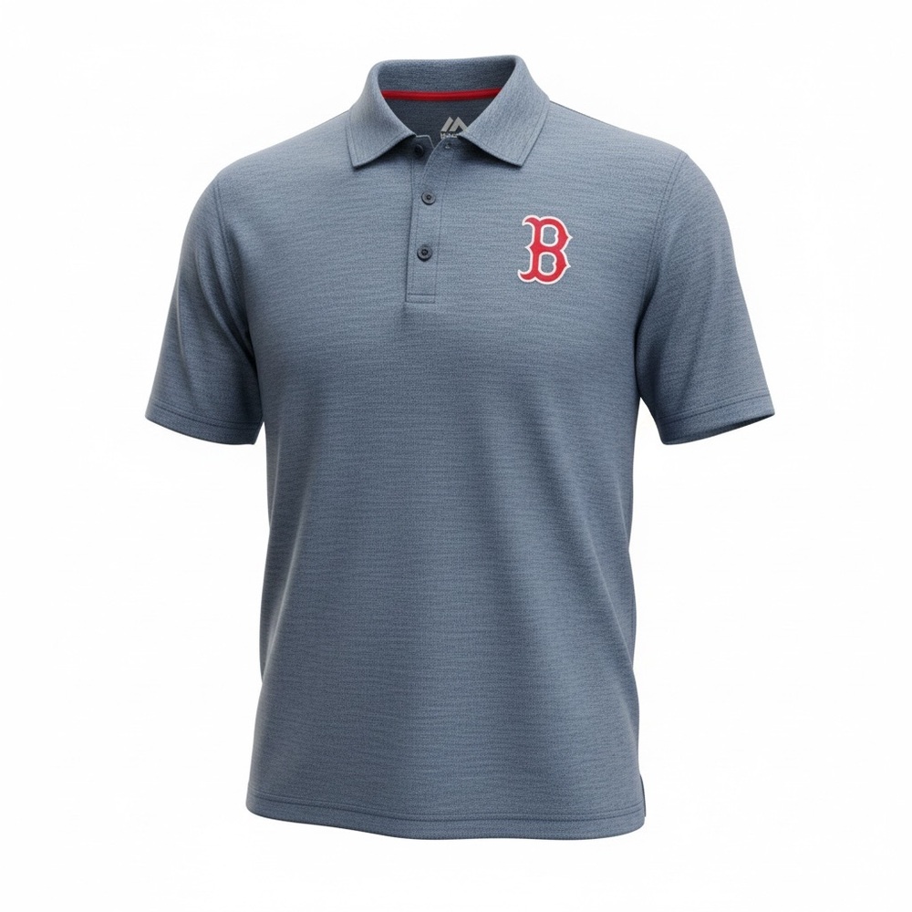 Men's Blue Polo Shirt Boston / Baseball size medium